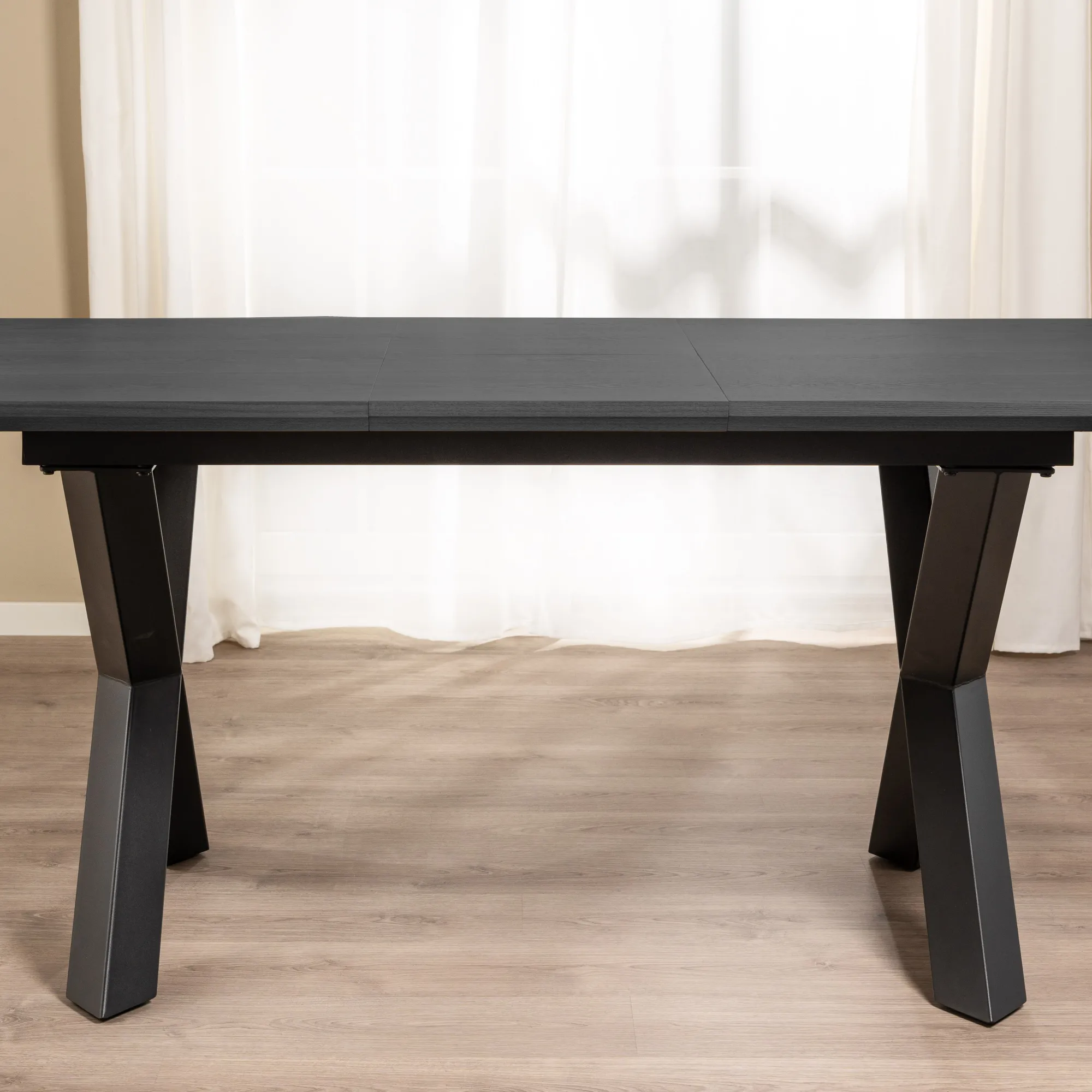 Homeville Pisa 185x90x75cm eg smoked/sort