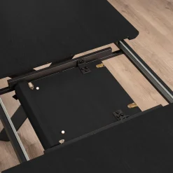 Homeville Pisa 185x90x75cm eg sort/sort