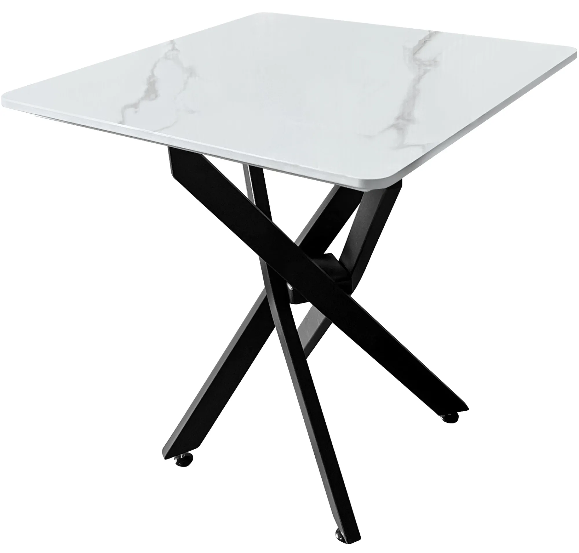 Homeville Pomena 50x50x55cm hvid/sort