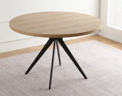 Homeville Portofino med skråben 120x120x75cm natur/sort
