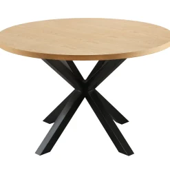 Homeville Portofino 120x120x75cm natur/sort