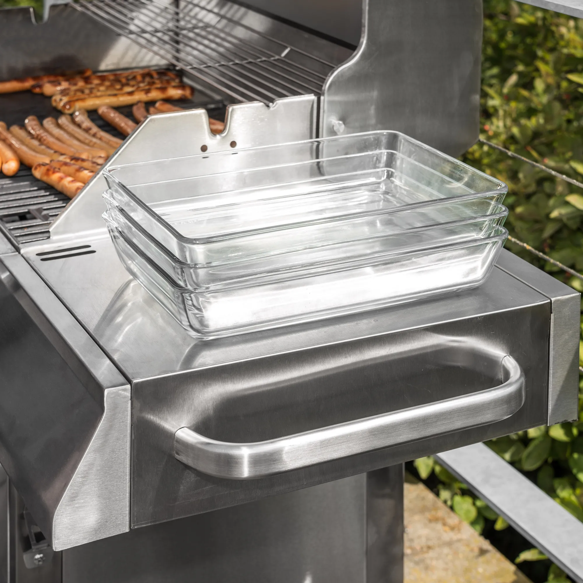 Heatus Premium gasgrill med 4 brændere og sideblus