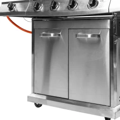 Heatus Premium gasgrill med 4 brændere og sideblus