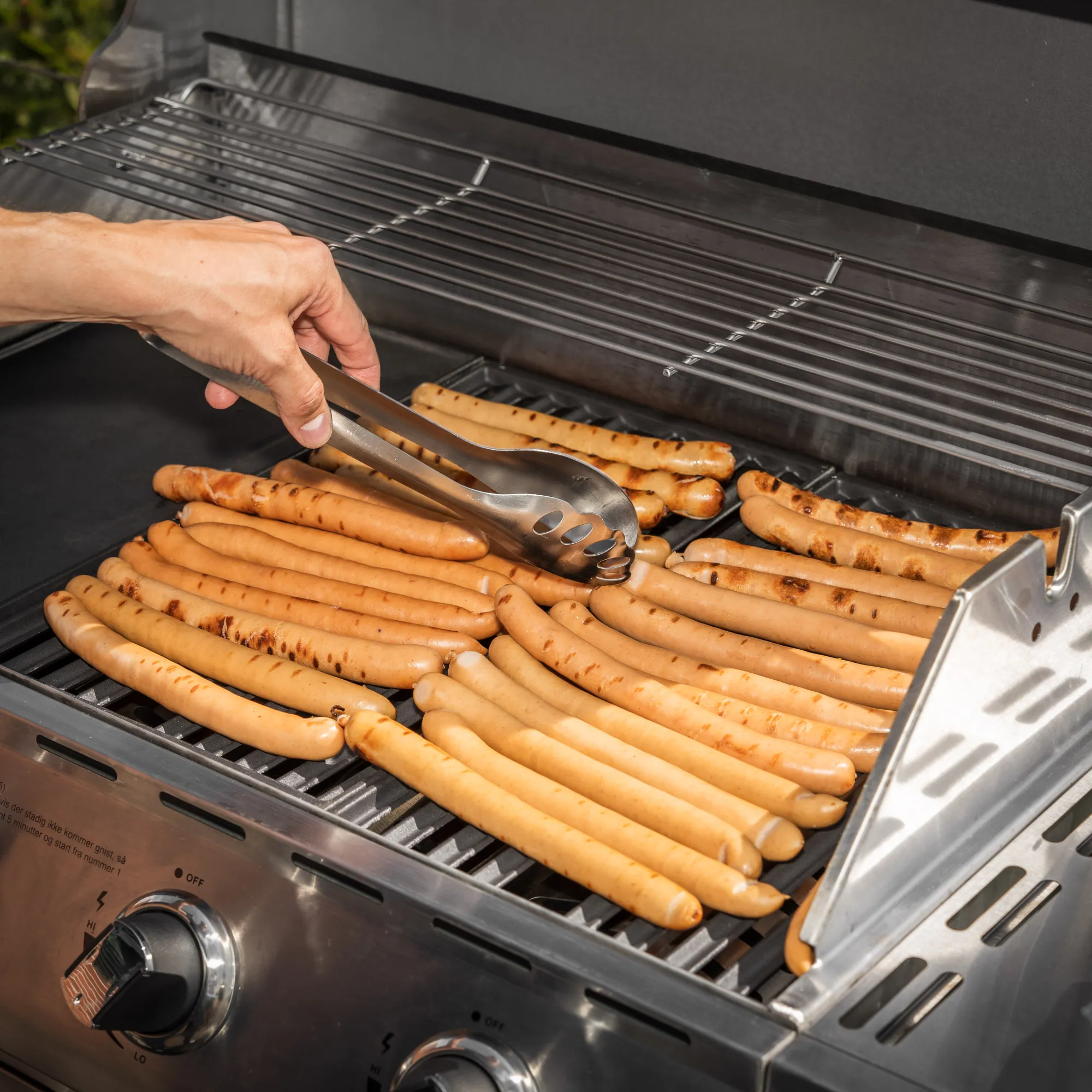 Heatus Premium gasgrill med 4 brændere og sideblus