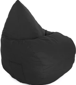 Homeville Premium oval sækkestol sort