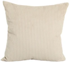 Homeville Pude fløjl beige 50x50cm