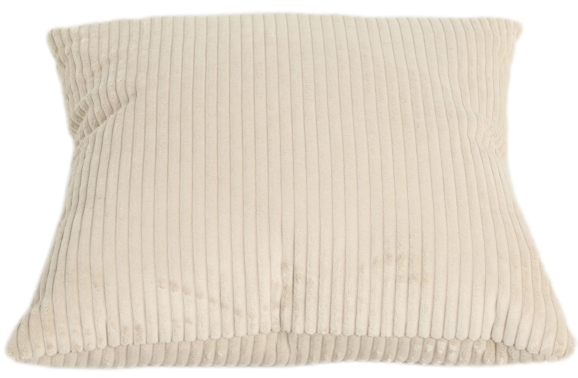 Homeville Pude fløjl beige 50x50cm
