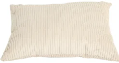 Homeville Pude fløjl beige 60x40cm