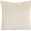 Homeville Pude imiteret pels beige 50x50cm