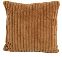 Homeville Pude imiteret pels brun 50x50cm