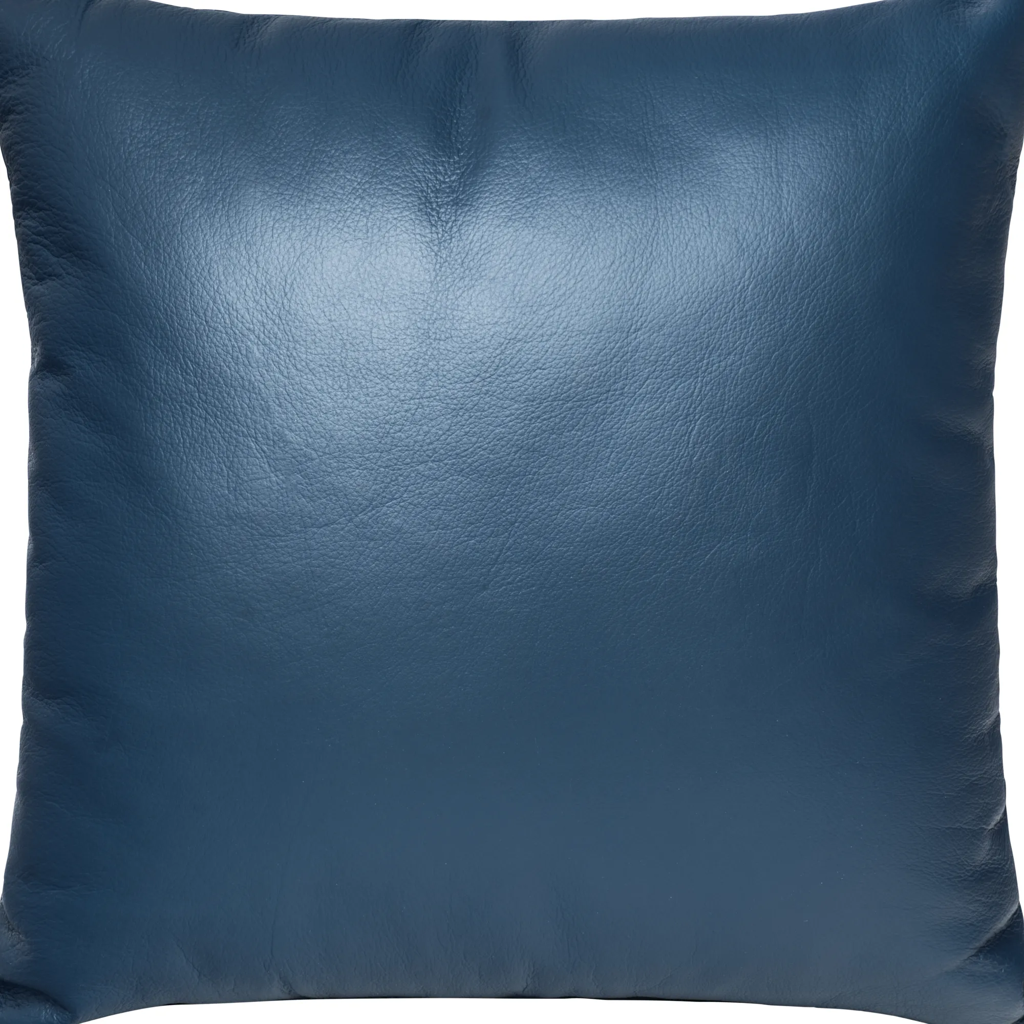 Homeville Pude læder blå 38x38cm