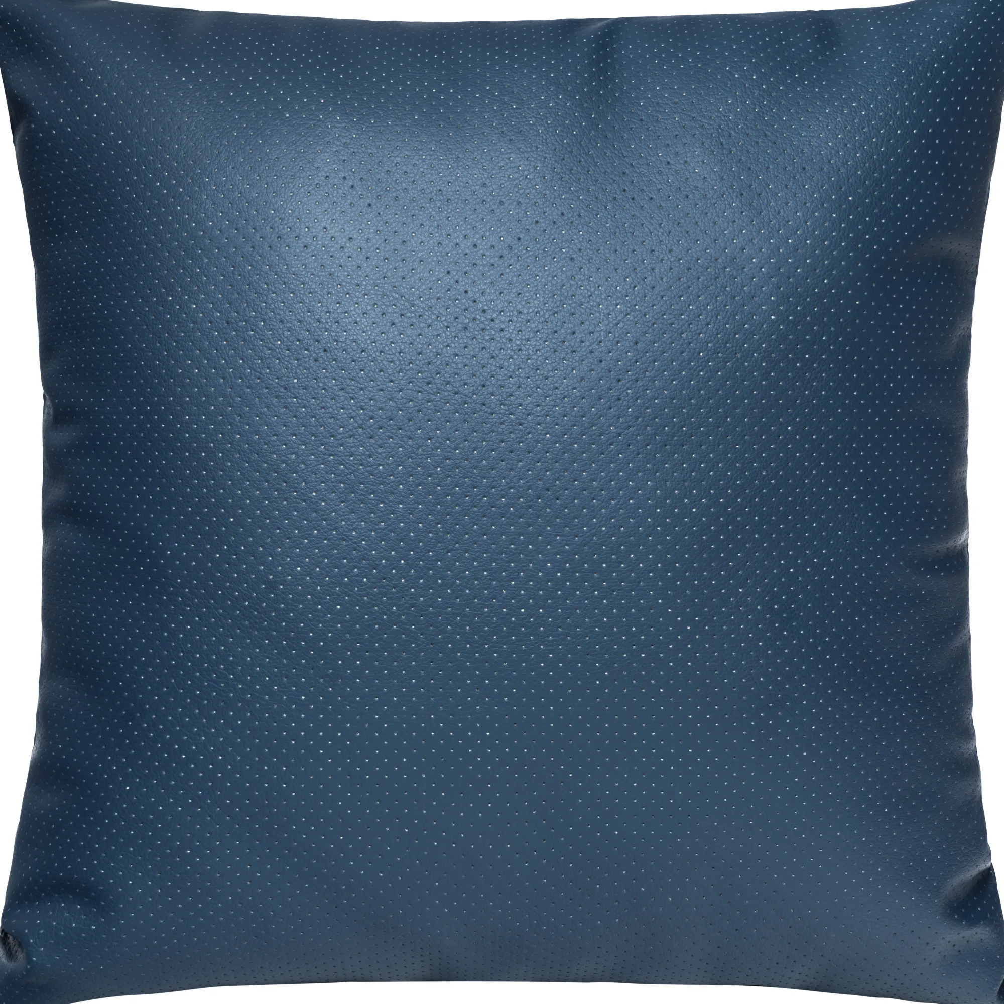 Homeville Pude læder blå 38x38cm