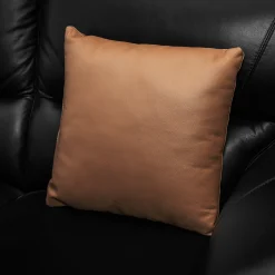 Homeville Pude læder brun 38x38cm