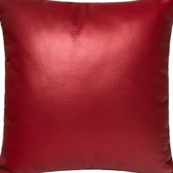 Homeville Pude læder rød 38x38cm