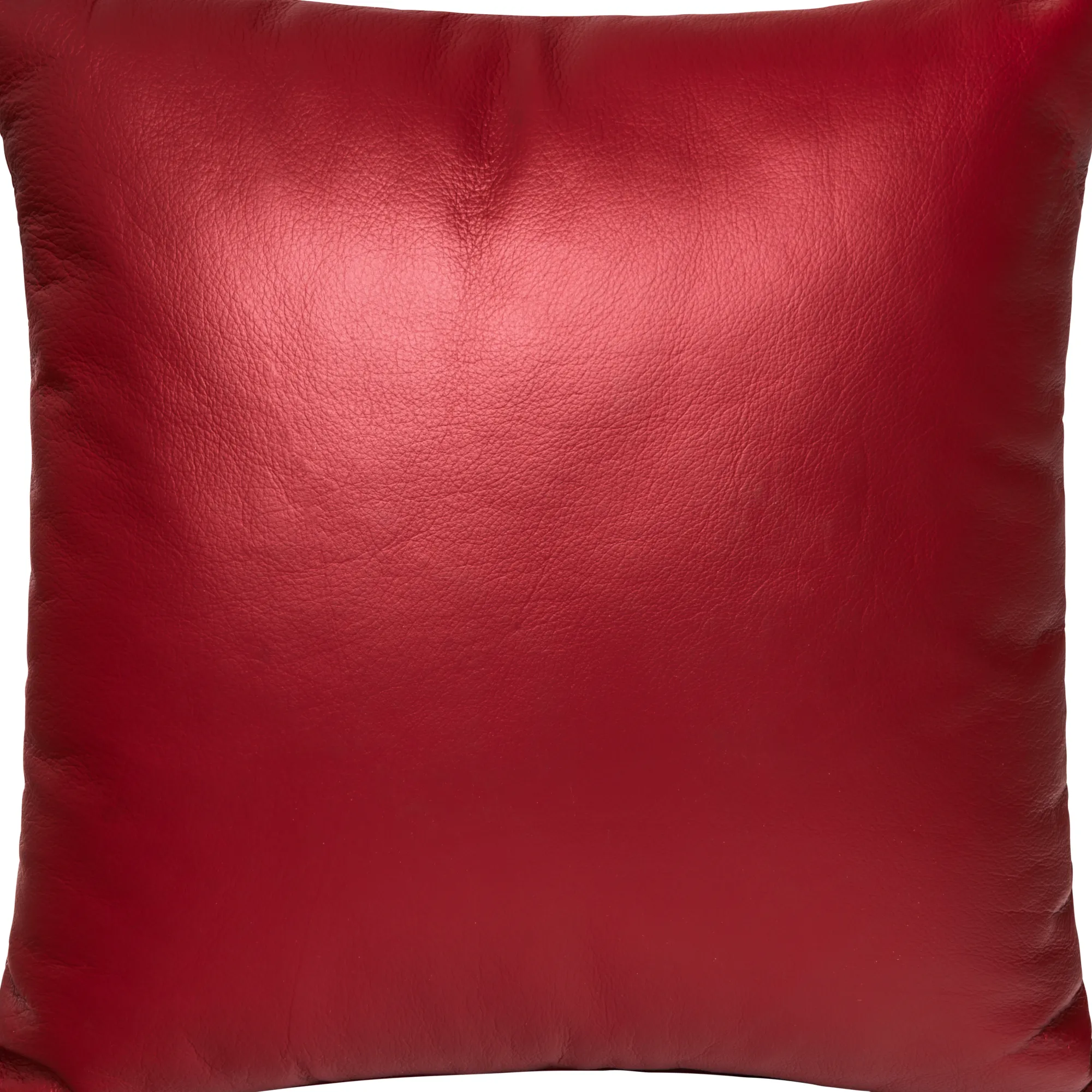 Homeville Pude læder rød 38x38cm