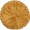Homeville Pude rund velour gul