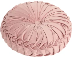 Homeville Pude rund velour rosa