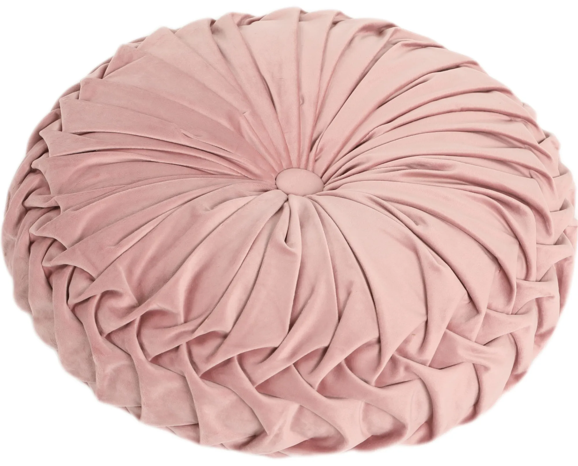 Homeville Pude rund velour rosa