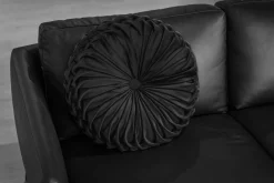Homeville Pude rund velour sort