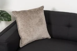 Homeville Pude velour gråbrun 50x50cm