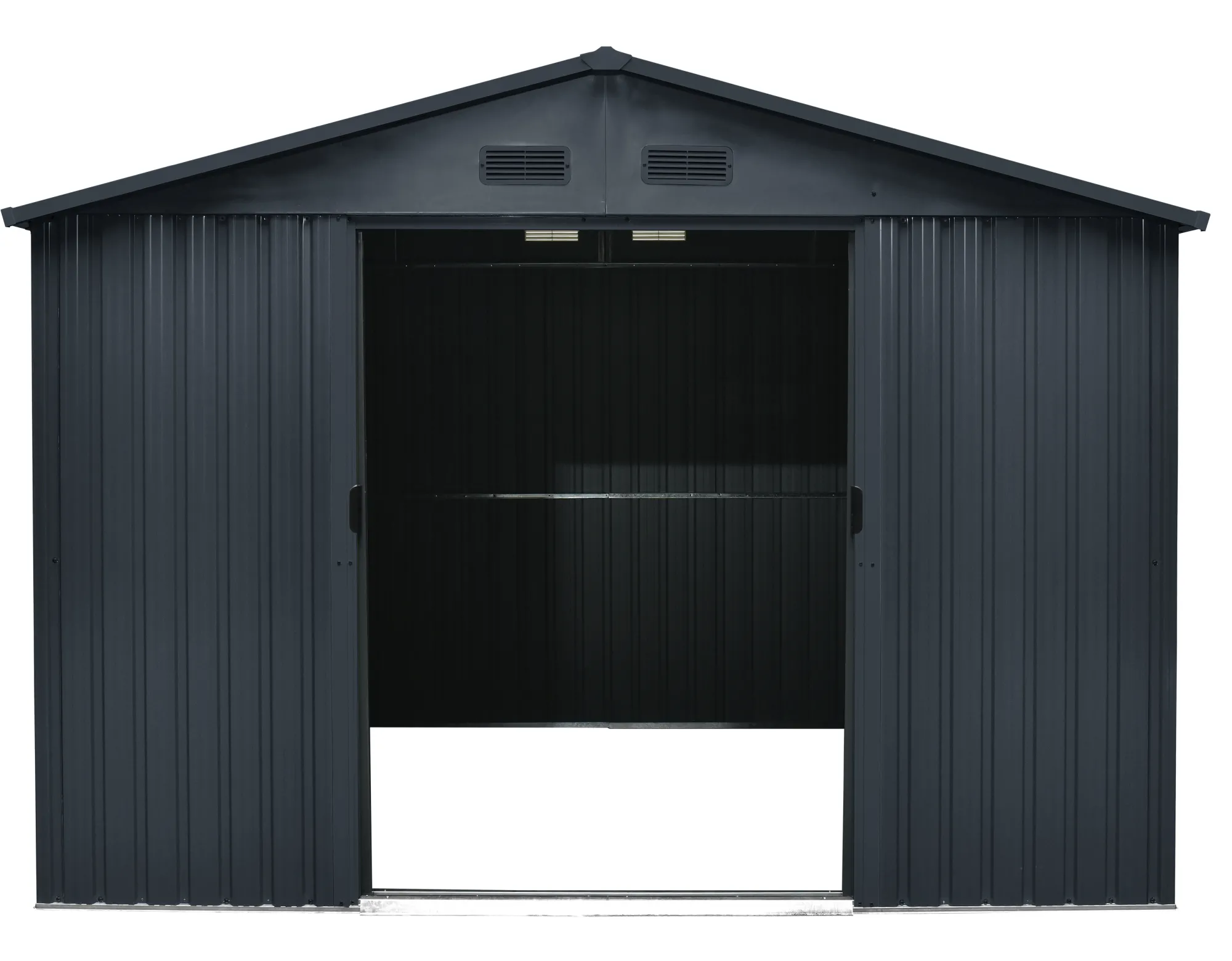 Workmann Redskabsskur stål antracit 7.2m2