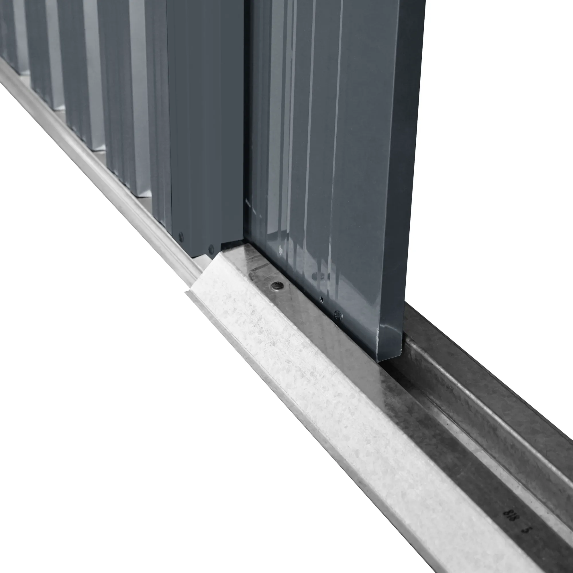 Workmann Redskabsskur stål antracit 7.2m2
