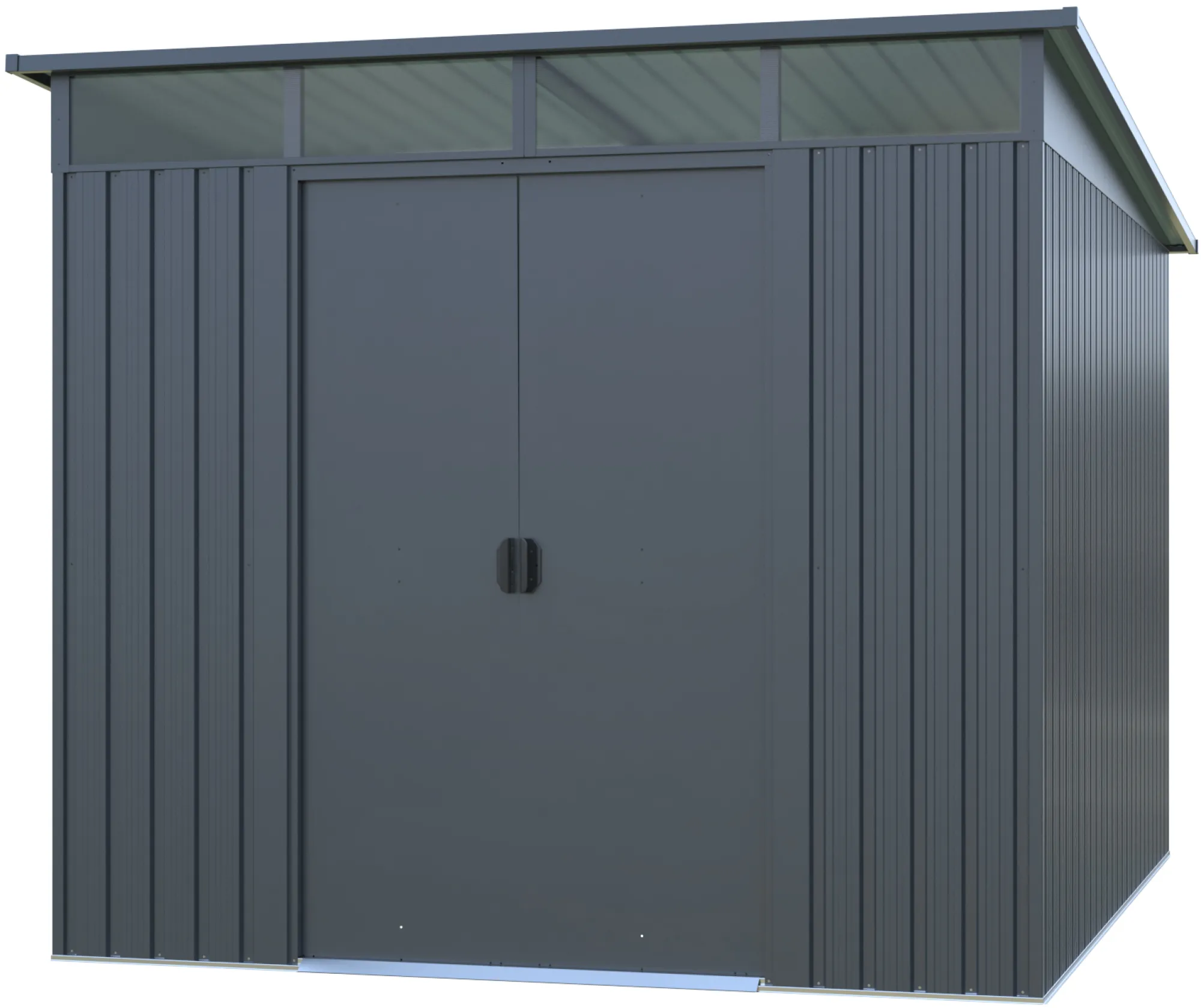 Workmann Redskabsskur stål antracit 6.6m2