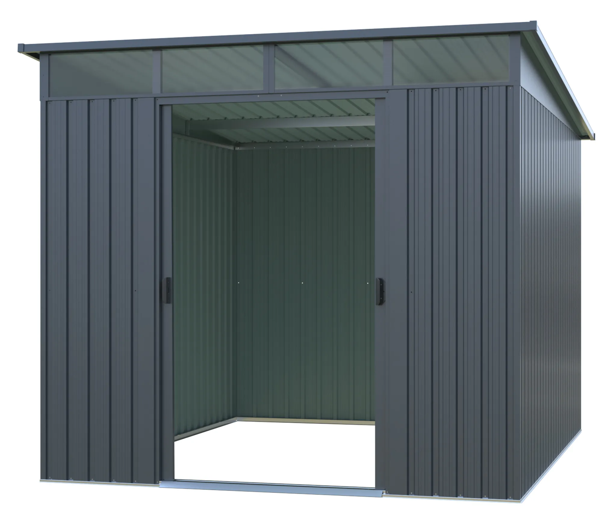 Workmann Redskabsskur stål antracit 6.6m2