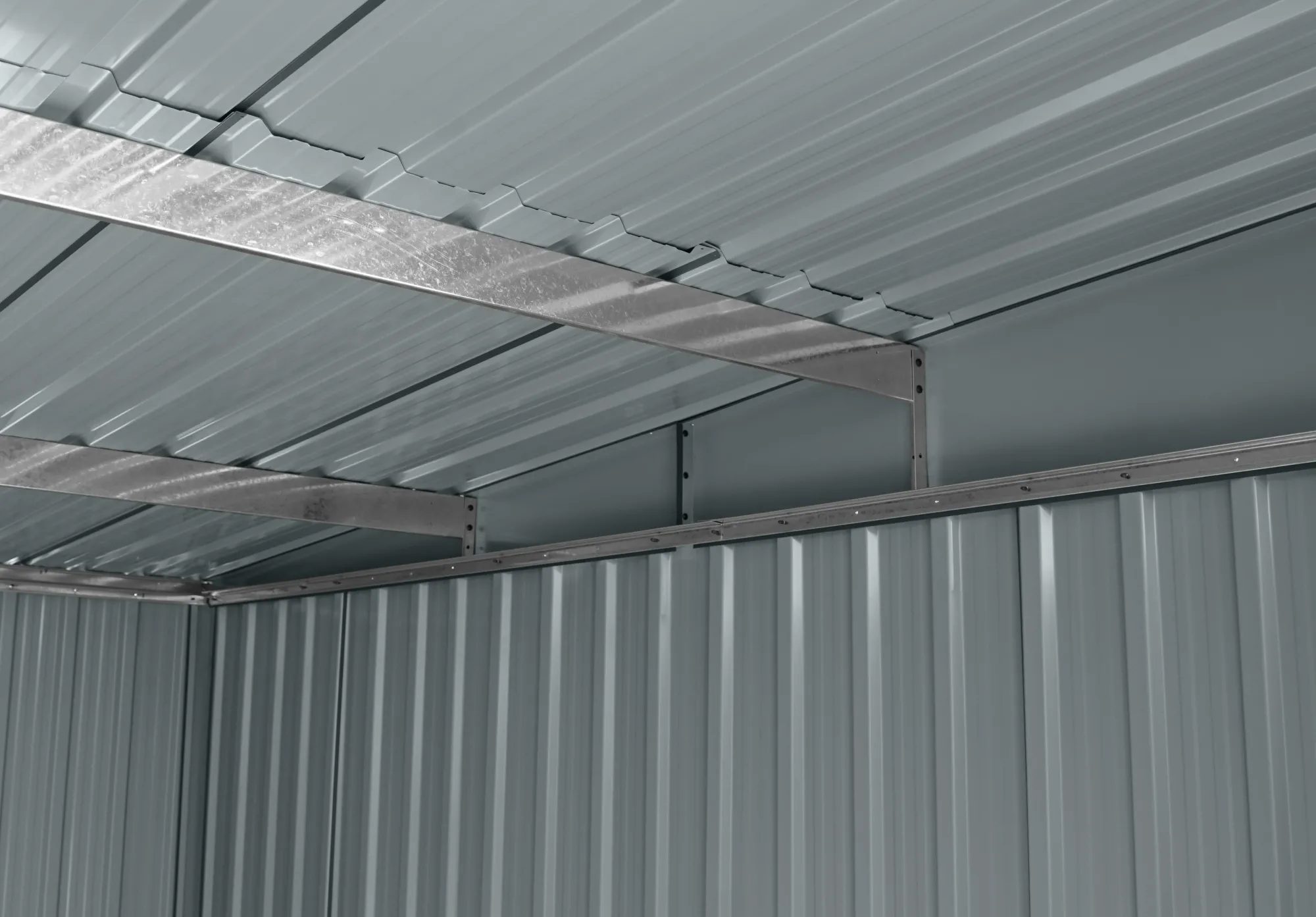 Workmann Redskabsskur stål antracit 6.6m2