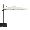 Moreland Roma parasol 360rotation beige med Parasolfod 100L