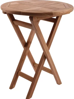 Moreland Rundt havebord teaktræ ø60cm