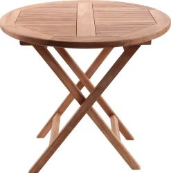 Moreland Rundt havebord teaktræ ø80cm