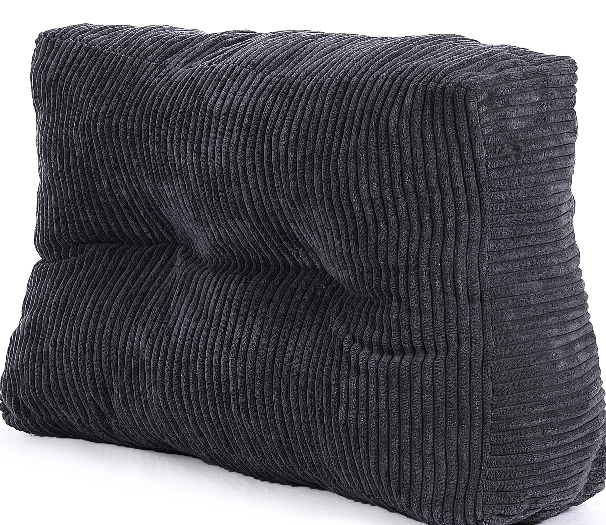 Homeville Ryghynde fløjl antracitgrå 65x40x15cm