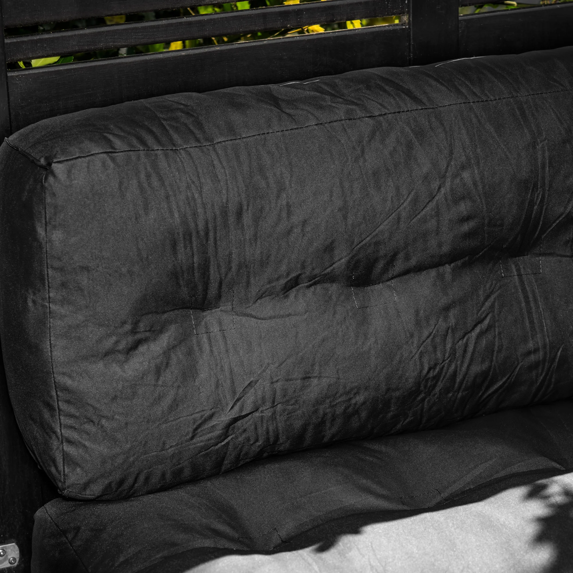 Moreland Ryghynde sort 120x40x15cm