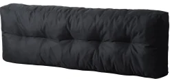 Homeville Ryghynde til pallemøbel stof antracitgrå 120x40x15cm