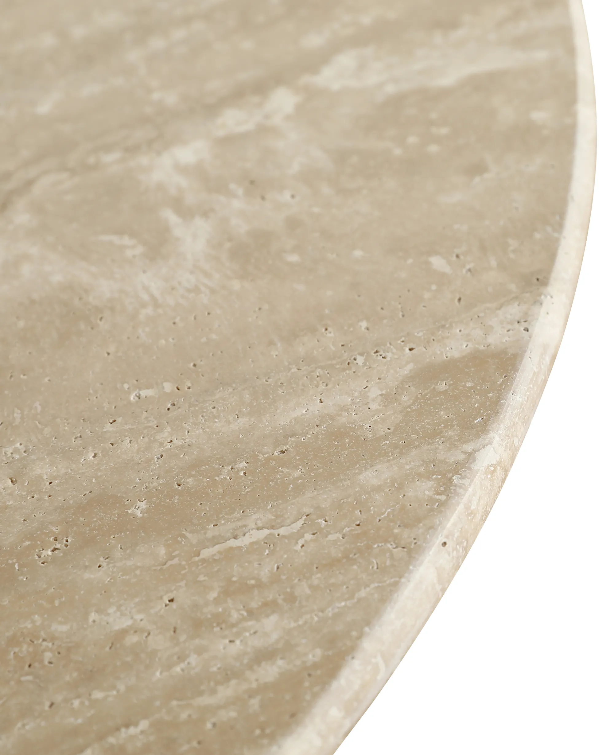 Homeville Saline sofabord marmor/træ natur ø80cm