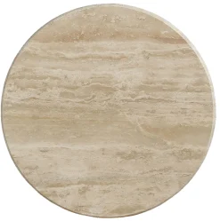 Homeville Saline sofabord marmor/træ natur ø80cm