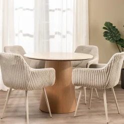 Homeville Saline 100x100x76cm marmor/natur