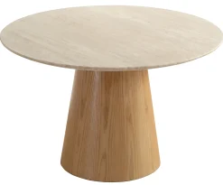 Homeville Saline 120x120x76cm marmor/natur