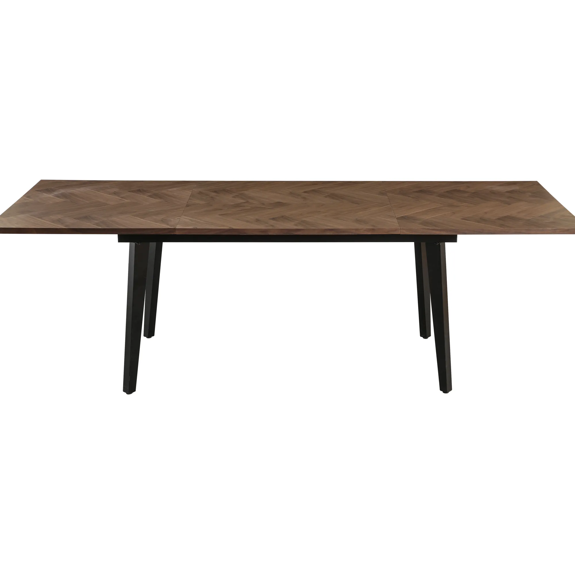 Homeville San Marino sildeben med skråben 240x90x76cm mørkebrun/sort