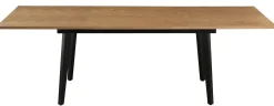 Homeville San Marino sildeben med skråben 240x90x76cm natur/sort