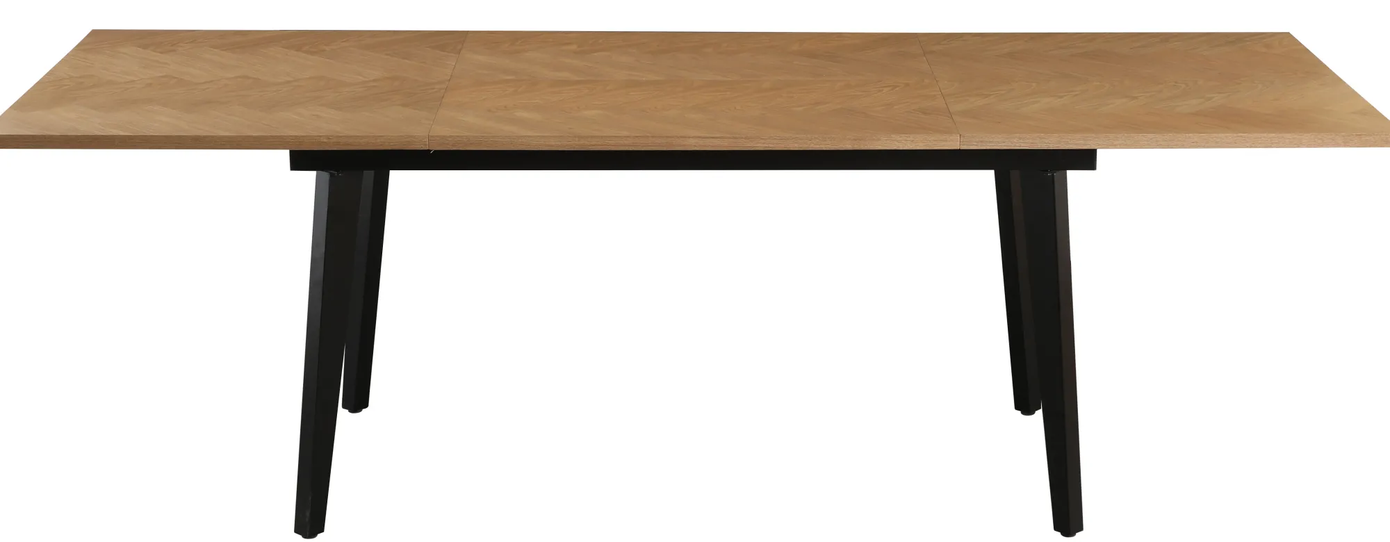 Homeville San Marino sildeben med skråben 240x90x76cm natur/sort