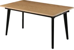Homeville San Marino sildeben med skråben 240x90x76cm natur/sort