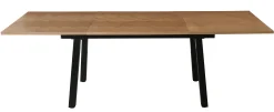 Homeville San Marino sildeben med stjernestel 240x90x76 natur/sort