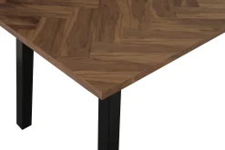 Homeville San Marino sildeben med stjernestel 240x90x76cm mørkebrun/sort