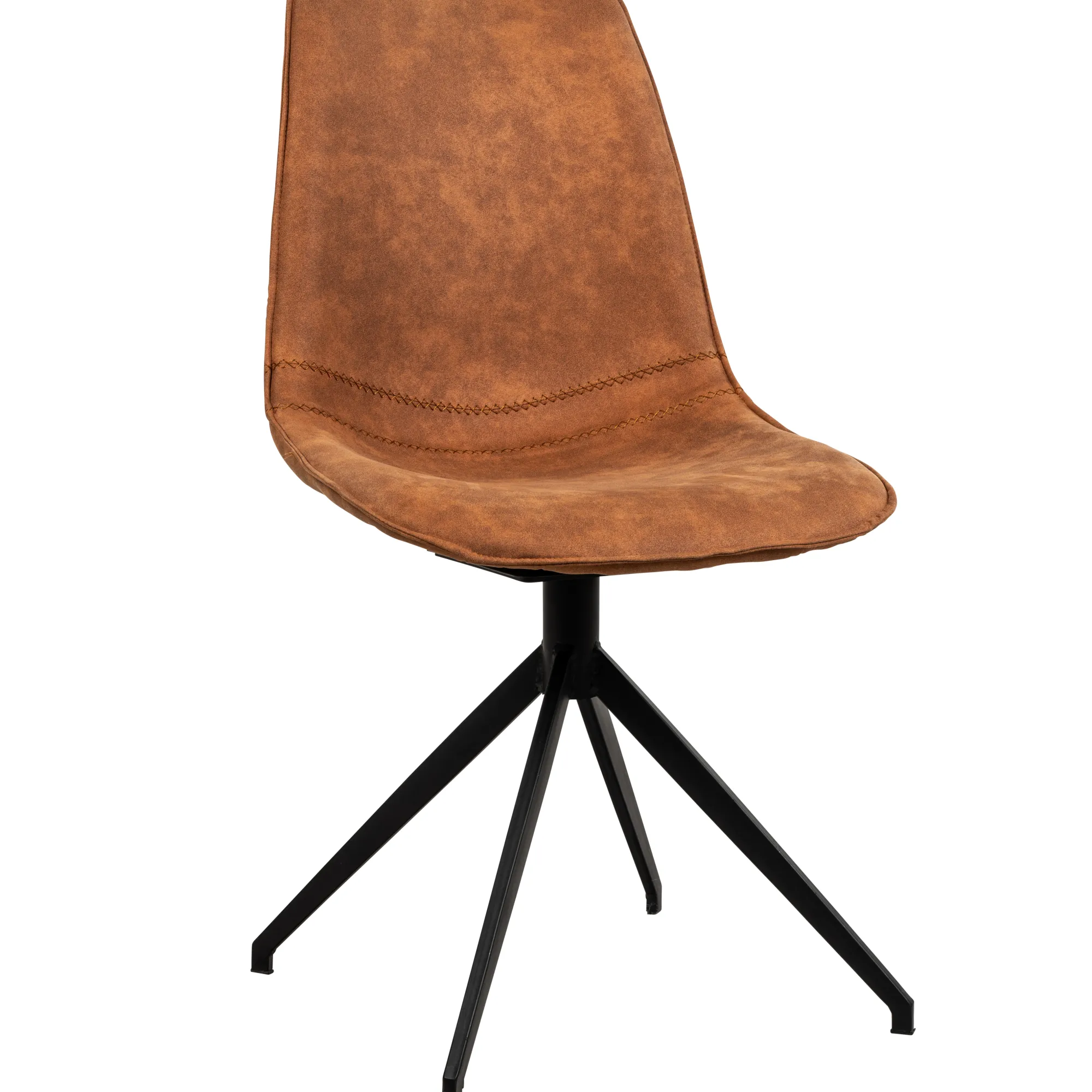 Homeville Sanne med drejefunktion cowboystof cognac