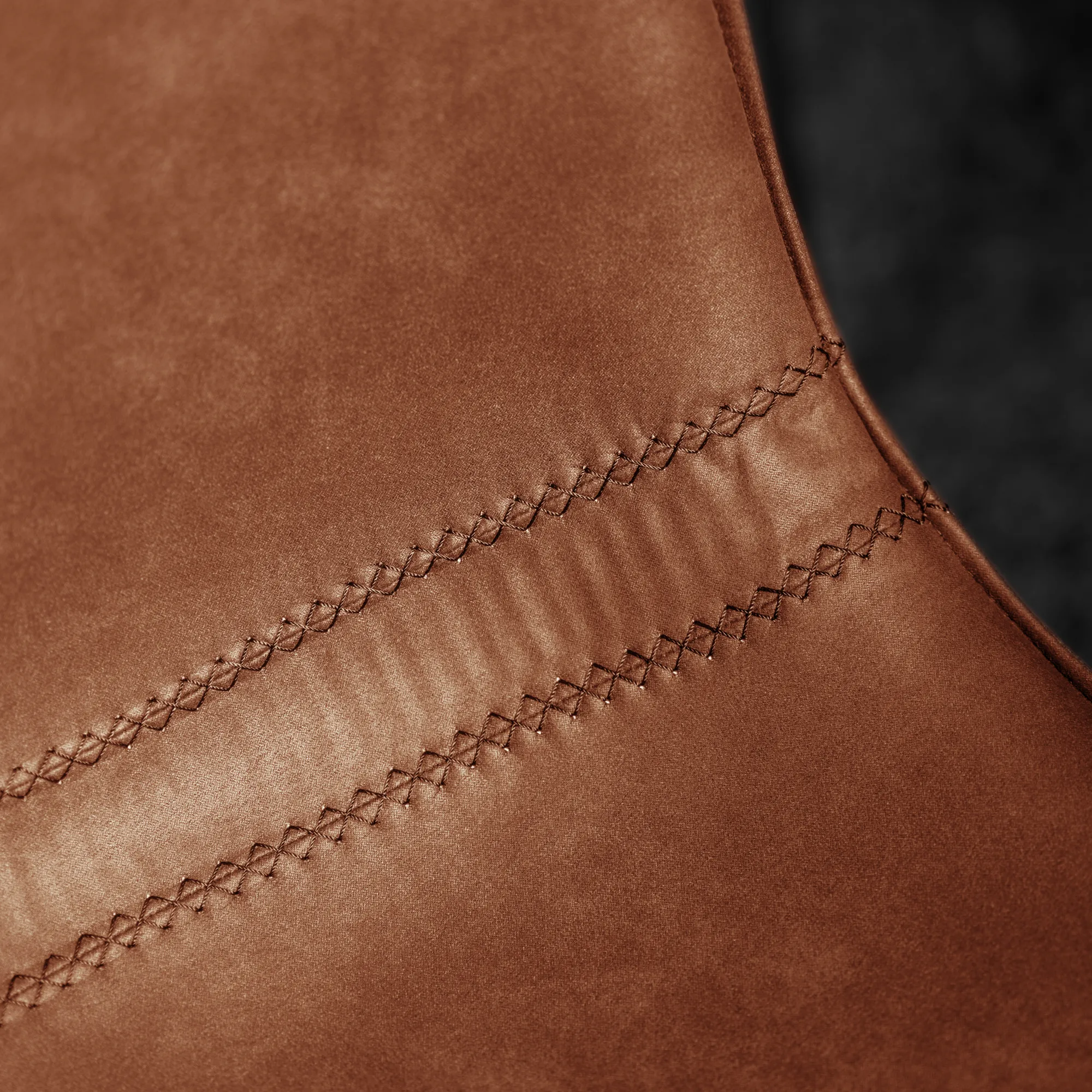 Homeville Sanne med drejefunktion cowboystof cognac