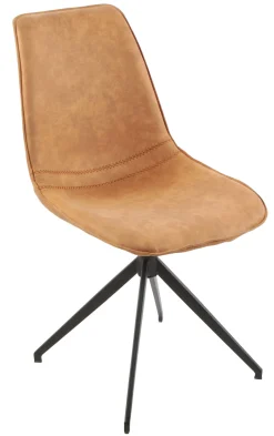 Homeville Sanne med drejefunktion cowboystof cognac