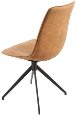 Homeville Sanne med drejefunktion cowboystof cognac