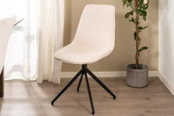 Homeville Sanne med drejefunktion fløjl creme